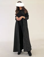 عباية شتوية شامواه وكريب