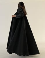 عباية قصة كلوش والاكمام جلد