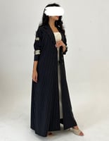 عباية عملية بلايزر أسود