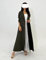 عباية كريب قصة جاكيت