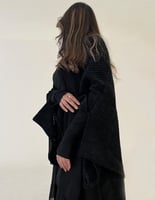 عباية شتوية فتحة في الكم