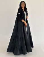 كريب حرير مكسر كلوش