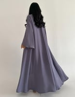 كريب لافندر ياباني عملي كلوش اكمام كلوش