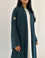 كريب خفيف تركواز عمليه نص كلوش