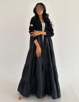 كريب حرير مكسر كلوش