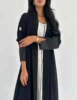 كريب سادة مع تدخيلة اكمام ركامه هندي