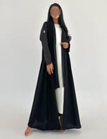 كريب ملكي كلوش مع اكمام جاكار