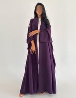 كريب ياباني عملي ربع بشت بصفطه من الامام