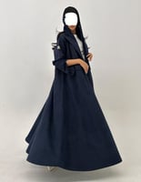 شامواه كلوش كحلي مع سدو قصة رسمية