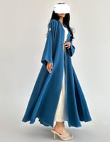 كريب مغسول كلوش اكمام واسعه