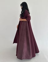 كريب عملي مع حرير جوانب كلوش