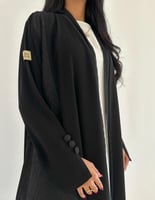 كريب مع جوانب لنن مطرز كلوش