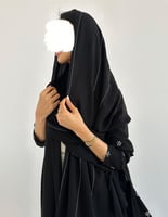 كريب صيفي تطريز مع الجوانب كلوش