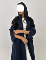 شامواه كلوش كحلي مع سدو قصة رسمية