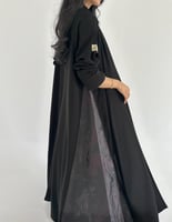 كريب ملكي مع تفته عنابي في الجوانب كلوش