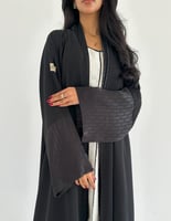 كريب خفيف مع تدخيلة اكمام جاكار ياباني كلوش