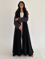 كريب ملكي مع تفته بلمعة من الخلف كلوش