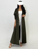 عباية كريب قصة جاكيت