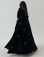 عباية ملكي كلوش مطرز