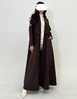 عبايه شتويه جوخ كلوش بجيوب