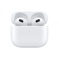 أبل ايربودز مع غطاء شحن لاسلكي، الجيل الثالث، أبيض