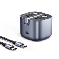 يوجرين شاحن جداري تايب سي 30 واط + كيبل تايب سي ال...