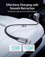انكر - شاحن سيارة USB-C بقوة 75 واط مع كابل USB-C...