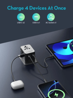 فيش سفر راف باور متعدد المداخل بقوة 25 واط بمنفذين...