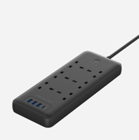 -- باورولوجي موصل طاقة ذكي متعدد المنافذ بطول 2 مت...