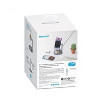 -- شاحن لاسلكي وستاند موماكس مغناطيسي بقوة 15 واط...