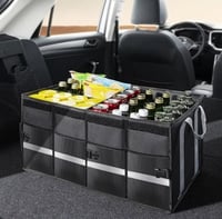 صندوق تخزين للسيارة بيسوس بسعة 60 لتر - اسود