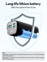 / بطارية راف باور بسعة 14000 ملي امبير بقوة 30 واط...