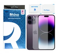 -- شاشة حماية راينو آيفون 14 برو ماكس - شفاف