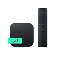 مشغل وسائط شاومي 4k متدفق مع مساعد جوجل وكروم كاست...