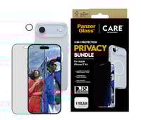 بكج حماية بانزر جلاس CARE يدعم MagSafe ايفون 17 -...