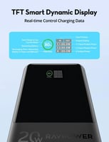 بطارية راف باور بقوة 20 واط بسعة 10000 ملي امبير ب...