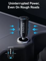 / شاحن سيارة انكر بمنفذ تايب سي ومنفذ يو اس بي بقو...