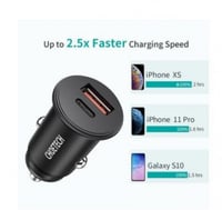 شاحن سيارة بقوة يدعم تقنية الـPD بقوة 30 واط من شر...