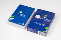 صكة - ورق الفتح بوكر صكه ازرق شدة كاملة (54 ورقة)