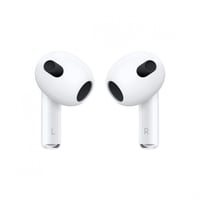 أبل ايربودز مع غطاء شحن لاسلكي، الجيل الثالث، أبيض
