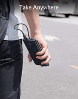 / شاحن متنقل انكر باوركور سلم 10000 - أسود بلاستيك