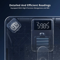 ميزان ذكي يوفي P2 رقمي لاسلكي لقياس الوزن - أسود