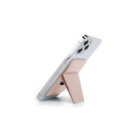 -- يونيك ليفت ستاند ومحفظه بطائق للماج سيف - وردي