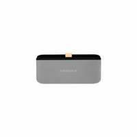 -- موماكس 4 في 1 مخرج وصلات Type-C متعدد المنافذ (...