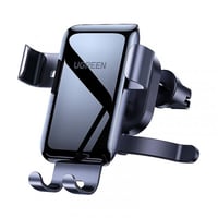 -- حامل جوال يوجرين على فتحة مكيف السيارة - أسود