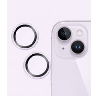 -- حماية عدسة ايفون 14 / 14 بلس - زهري