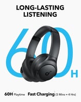 سماعة رأس لاسلكية ساوندكور Q11i - رمادي