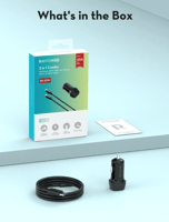 شاحن سيارة راف باور بايونير بقوة 20 واط بمنفذ تايب...