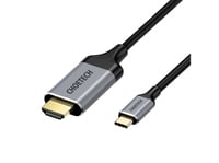 -- سلك تشويتيك قماشي من USB-C الى HDMI بطول 1.8م و...