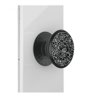 - مسكة بوب سوكيت سوار فسكي كريستال اسود